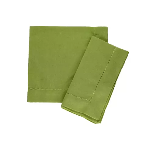 Guardanapo Linho Rústico Verde Lima.