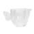 Leiteira de Vidro Butterly Transparente 230ml Wolff