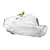 Manteigueira Retangular Com Tampa Golden Bird Cristal Ecologico - comprar online