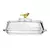 Manteigueira Retangular Com Tampa Golden Bird Cristal Ecologico na internet