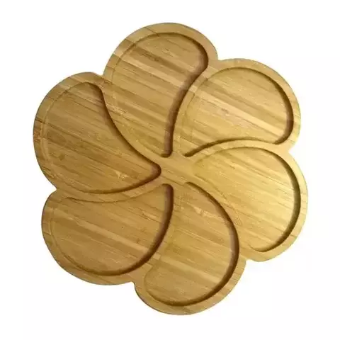 PETISQUEIRA EM BAMBU COM 6 DIVISÓRIAS CX118 - CASITA.