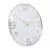 Relogio De Parede De Plastico Chronos Branco Com Dourado. - comprar online