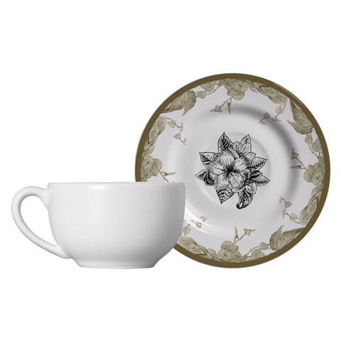 Xícaras para Chá Flora Alleanza