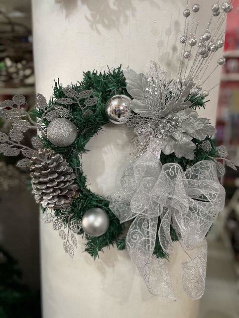 Guirlanda Natalina Prata