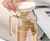 Jarra de Vidro Ambar com Tampa 1800ml. - comprar online