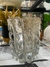 Vaso de Vidro Murano ITALY Dourado.
