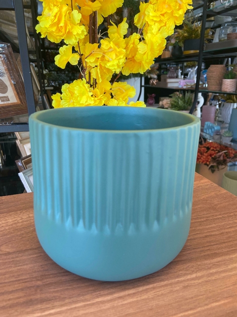 Vaso Genova Verde Salvia Fosco.