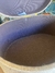 Caixa oval MDF detalhe lona M. - loja online