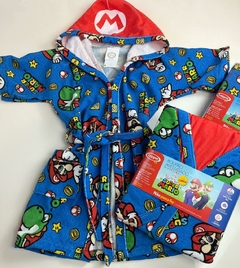 Roupão infantil aveludado Super Mario Lepper na internet