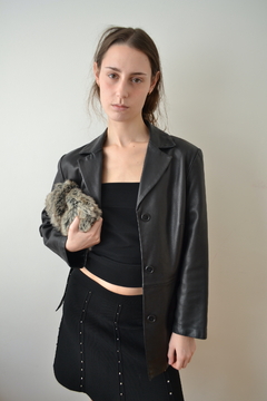 saco de cuero vintage - trop