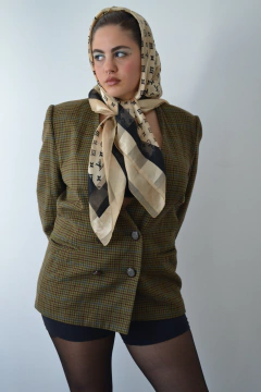 Blazer vintage escocés - comprar online
