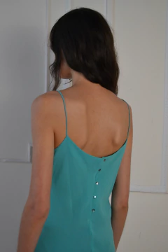 vestido aquamarine - Trop vintage & second hand 