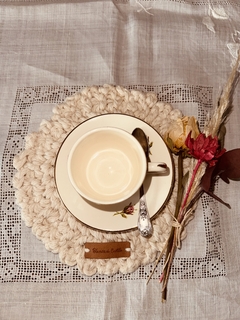 Platos de sitio dúos de té o café - Blanca de Castilla