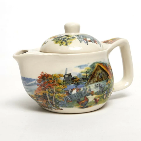 Tetera de Porcelana Tradicional Chica - comprar online