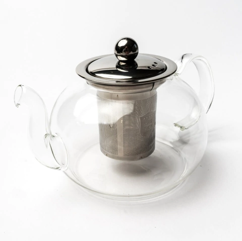 Tetera de Vidrio con Infusor Acero - Té + Thé