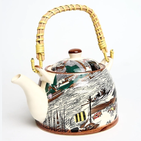 Tetera de Porcelana Tradicional Mediana - comprar online