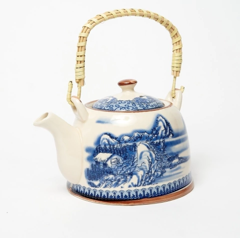 Tetera de Porcelana Tradicional Grande - Té + Thé