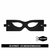 SADO MASCARA RETANGULAR BLACK