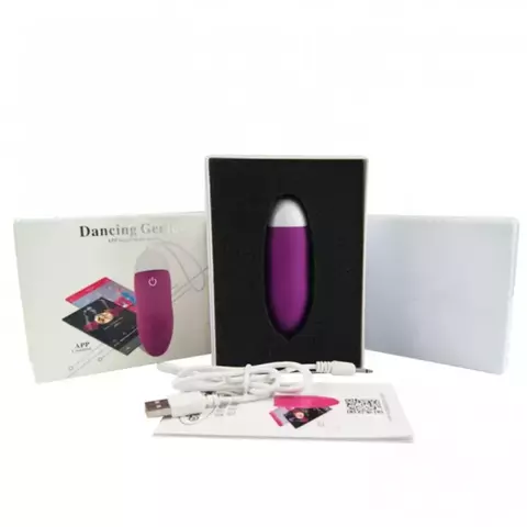 Bullet Recarregavel. Possui 10 modos de vibrações. É conectado por APP via Bluetooth