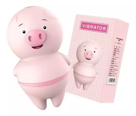 Estimulador Clitoriano em Formato de Porquinho