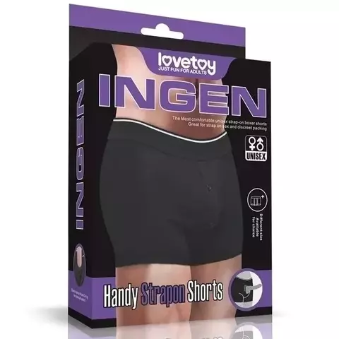 CUECA BOX PARA USO DE PRÓTESES COM VENTOSA-LOVETOY