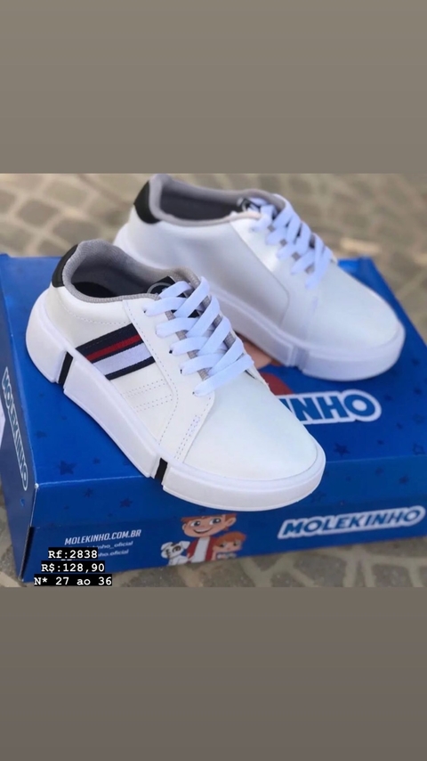 tenis infanto-juvenil molekinho