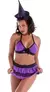 Kit Fantasia Sensual Bruxinha Amareto