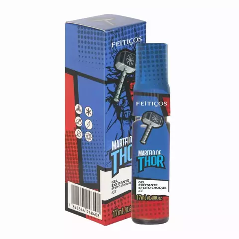 Martelo de Thor Gel Excitante, Vibrador Ice 17ml