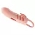Imagem do CAPA PENIANA COM ALCA PARA ESCROTO COM ESTIMULADORCLITORIANO EM FORMATO DE COELHO, POSSUI CAPSULA VIBRATORIA