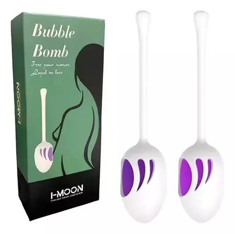 Bolas de Pompoar com 5 Pesos e 2 Suportes - BUBBLE BOMB - I-MOON