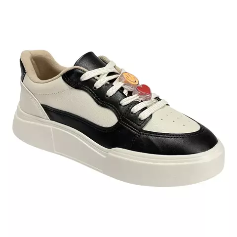 Tênis Moleca Emoji Casual 5808.103 Off White/Preto numero 36 - comprar online