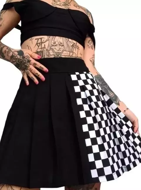 SAIA COLEGIAL DE PREGAS COSPLAY XADREX - comprar online