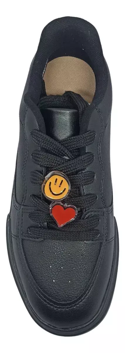 Tênis Moleca Feminino Casual Com Enfeite De Emoji 5808.103 numero 38 - comprar online