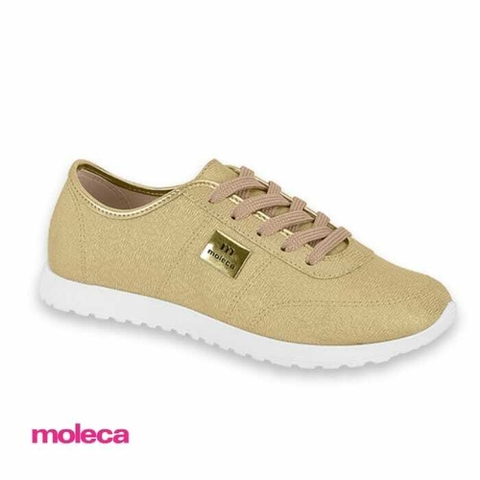tênis moleca-Dourado