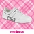 tênis moleca Branco-Preto