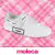 tênis moleca Branco-Preto