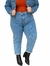CALÇA MOM BRUNFER tamanho 52 lavagem jeans clara - comprar online