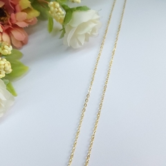 Corrente Cadeado Banhado a Ouro - 50cm - comprar online
