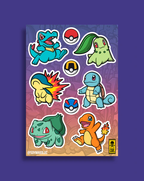 Set de Stickers STARTERS