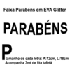 FAIXA PARABÉNS EVA GLITTER