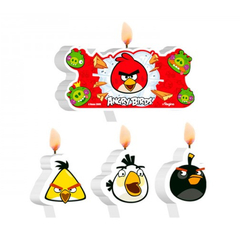 KIT VELA PLANA C/4 ANGRY BIRDS REGINA FESTAS