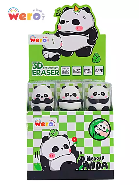 Goma de borrar coleccionable Panda - Wero - - comprar online