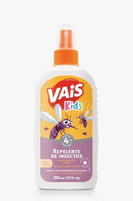 Repelente Kids Spray Duracion 4 hs x 200 mll - Vais -