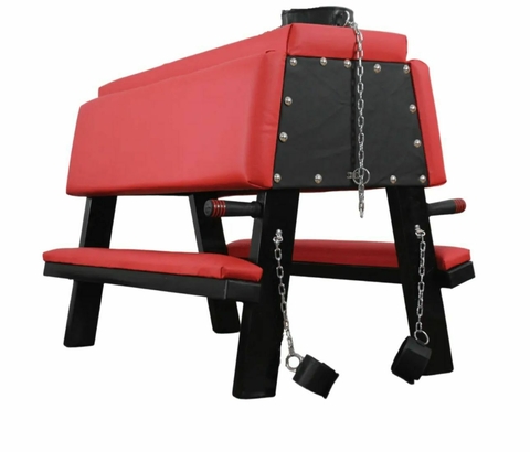 Banco Erótico Vermelho com Preto