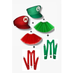 Kit Mario ou Luigi 3 peças - comprar online