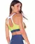 Top com Recortes Contrastantes Celeste - Manu Fit - Multimarcas Fitness