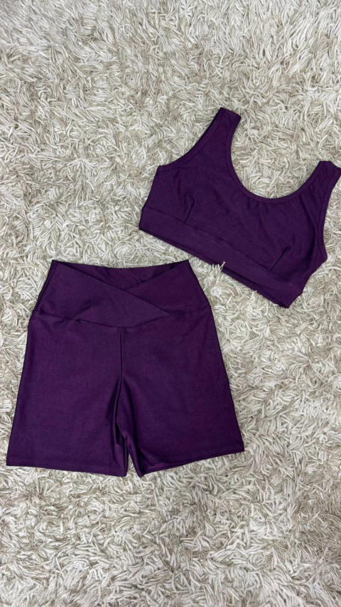 Conj Short Efeito Lipo + Top Fran Açaí