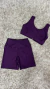 Conj Short Efeito Lipo + Top Fran Açaí