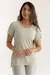 Blusa Alongada Manga Curta (GG) - loja online