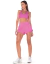 sh606 Shorts Running Cléo Rosa Milkshake na internet